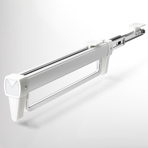 Adjustable Pull-Out Clothes Rail – 35kg Heavy-Duty Trouser & Coat Hanger