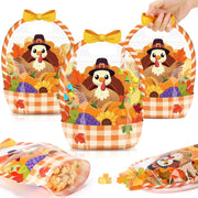 Halloween Gift Bags – Reusable Cauldron Zip Bags with Handles for Party Treats