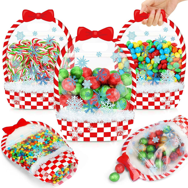 Halloween Gift Bags – Reusable Cauldron Zip Bags with Handles for Party Treats