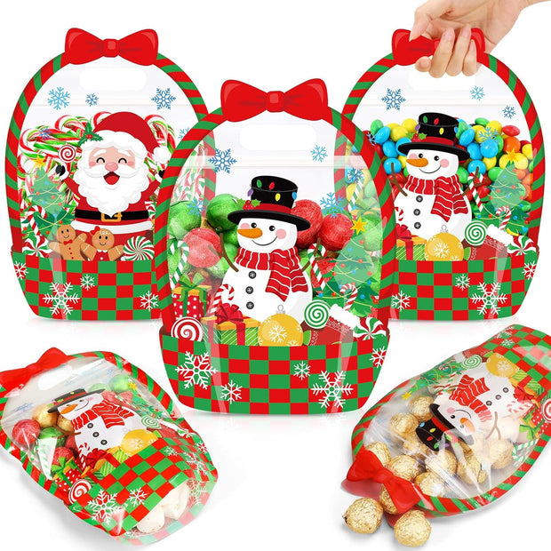 Halloween Gift Bags – Reusable Cauldron Zip Bags with Handles for Party Treats